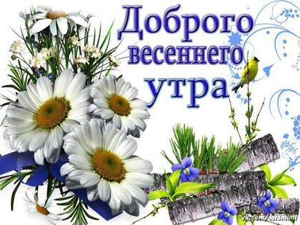 Открытки доброго весеннего утра и