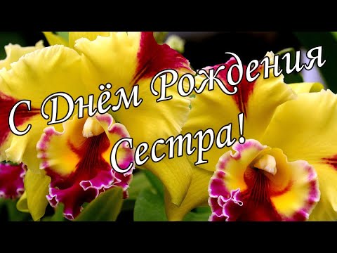 Поздравления с днем рождения сестре