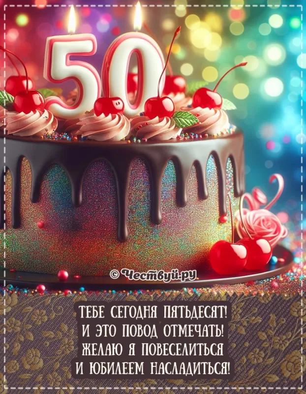 Открытки к Юбилею 55 лет