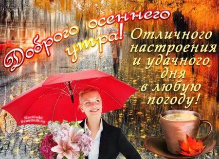 Открытки с дождливым утром 