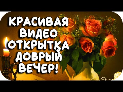 Красивая открытка с добрым вечером вторника 