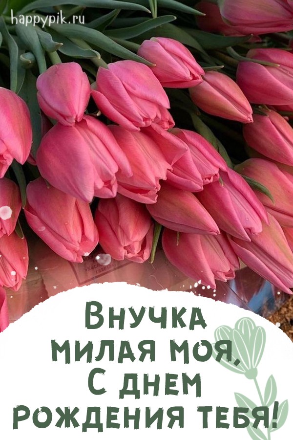 Внученька Любимая, С Днем Рождения ❤ Душевное Поздравление С