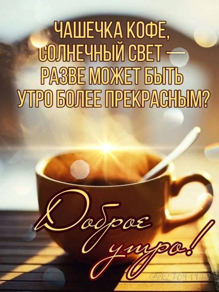 Доброе утро/Good morning