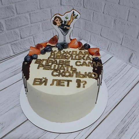 Торт на День Рождения для девушки 18 лет с розами | Cake Art.by