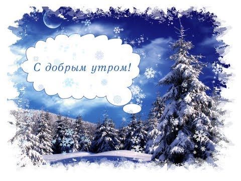 Доброе Зимние Утро❄️С Добрым Утром и Хорошего Дня