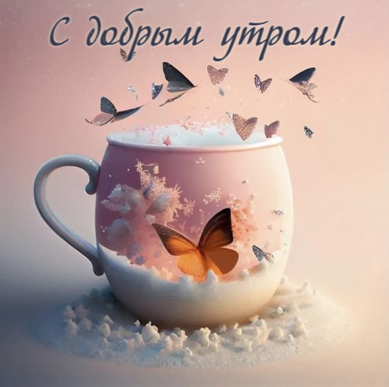 Красивые картинки Доброе утро ☀️☕