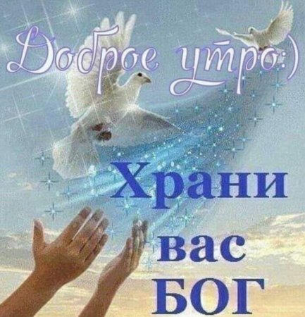 ДОБРОЕ УТРО !!! ХРАНИ ВАС БОГ!!!