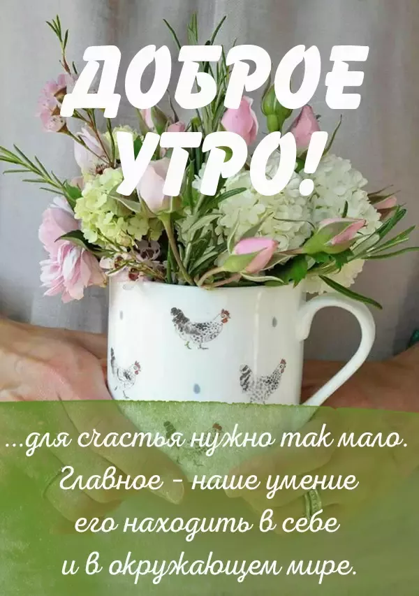 Красивые картинки Доброе утро ☀️☕ | Счастливые картинки