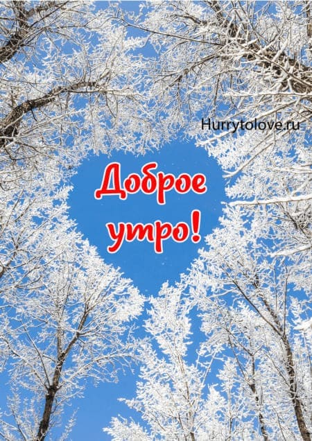 ❄️⛄😍 Картинки с добрым зимним утром