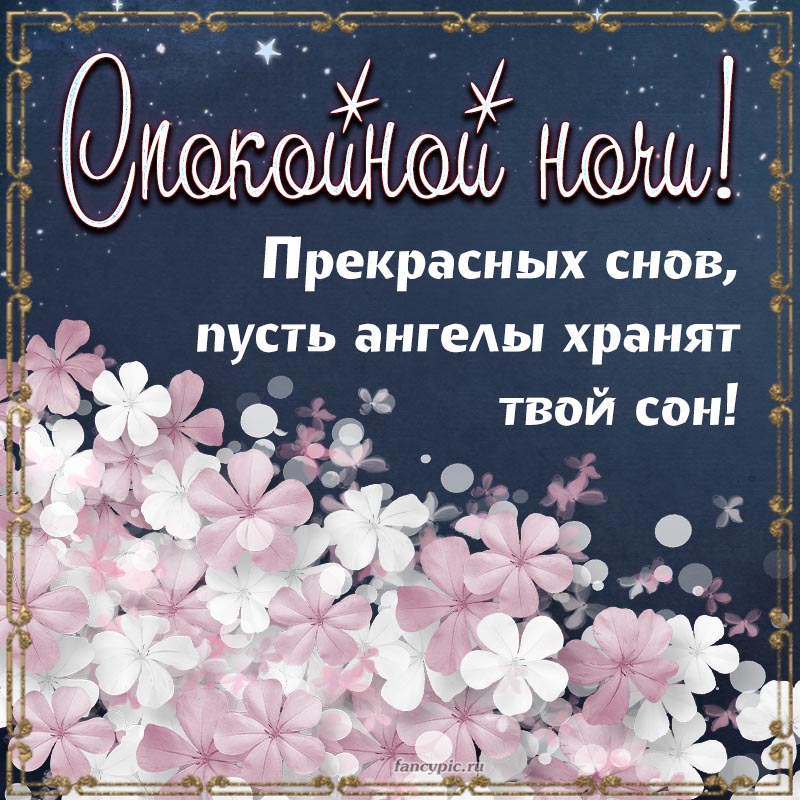 Доброй всем ночи! Самых прекрасных снов! :)