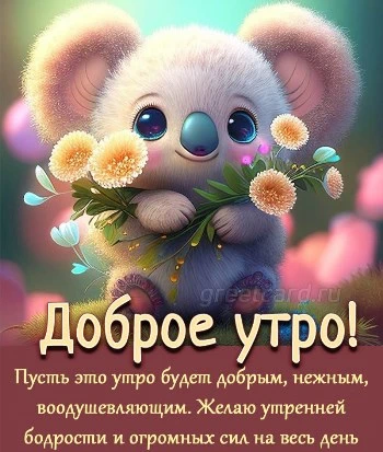 Доброе нежное утро 